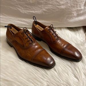 Magnanni For Saks Fifth Avenue Cognac Brown
